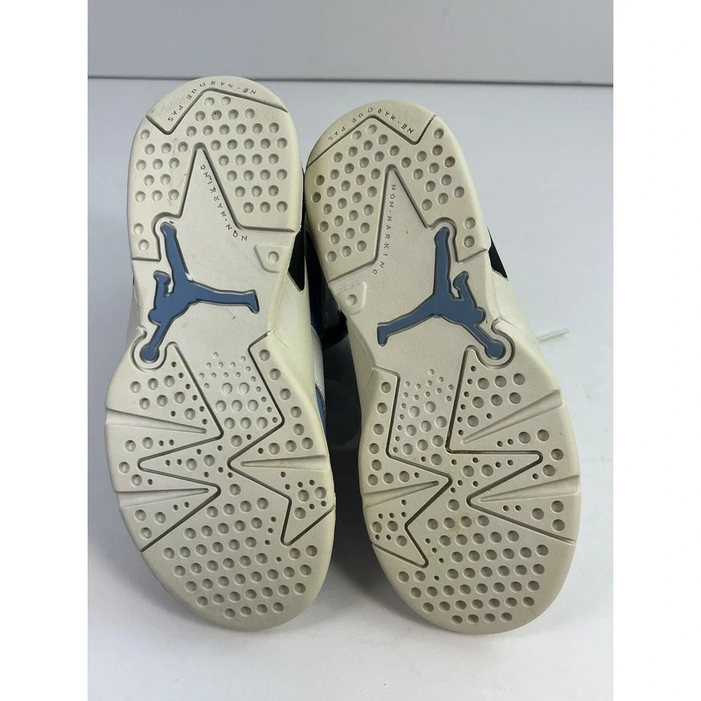 Toddler Air Jordan 6 Retro Athletic Shoes 'UNC Home' DV3606 410 - Size 12C